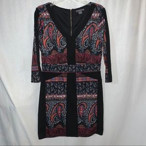 Covington Women’s Black Red Paisley‎ Dress Size L